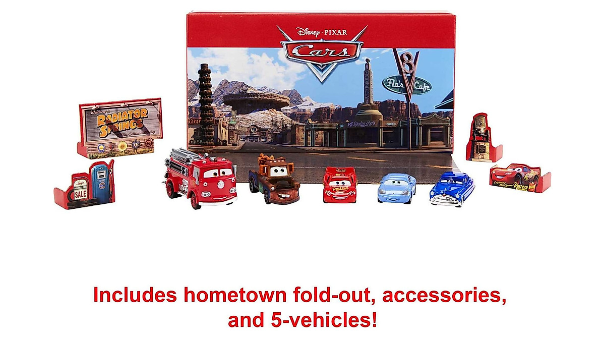 Disney Pixar Cars 5-Pack Vehicle Set - Collectible Movie Characters