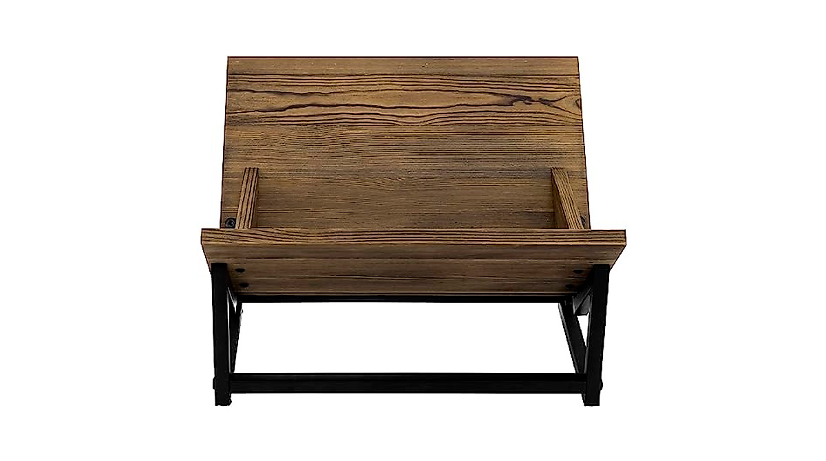 Rustic Tilted Book Display Rack - MyGift