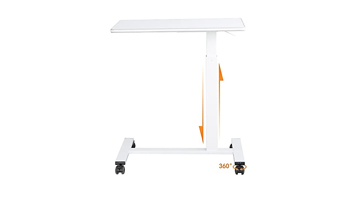 Adjustable Pneumatic Overbed Table | TigerDad