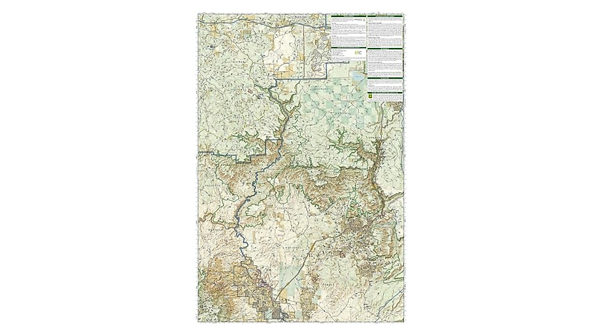 Explore Sycamore Canyon with National Geographic Map