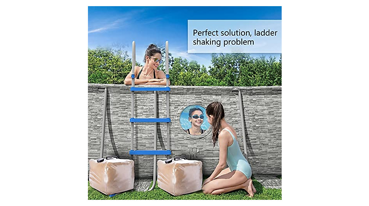 2 Pack Heavy Duty Pool Weights for Secure Entry