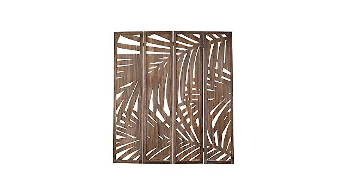 Stylish Palm Spring Folding Screen Room Divider