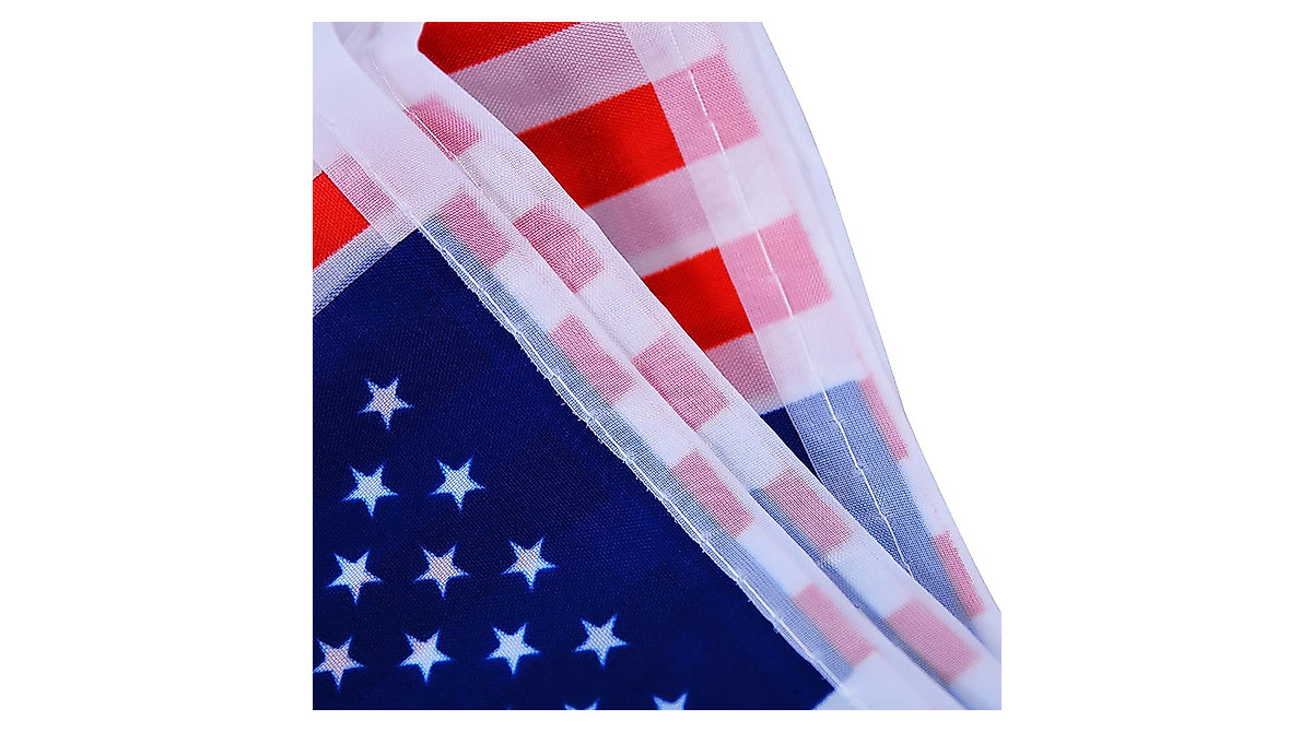 60PCS American Flag Banner for Patriotic Celebrations