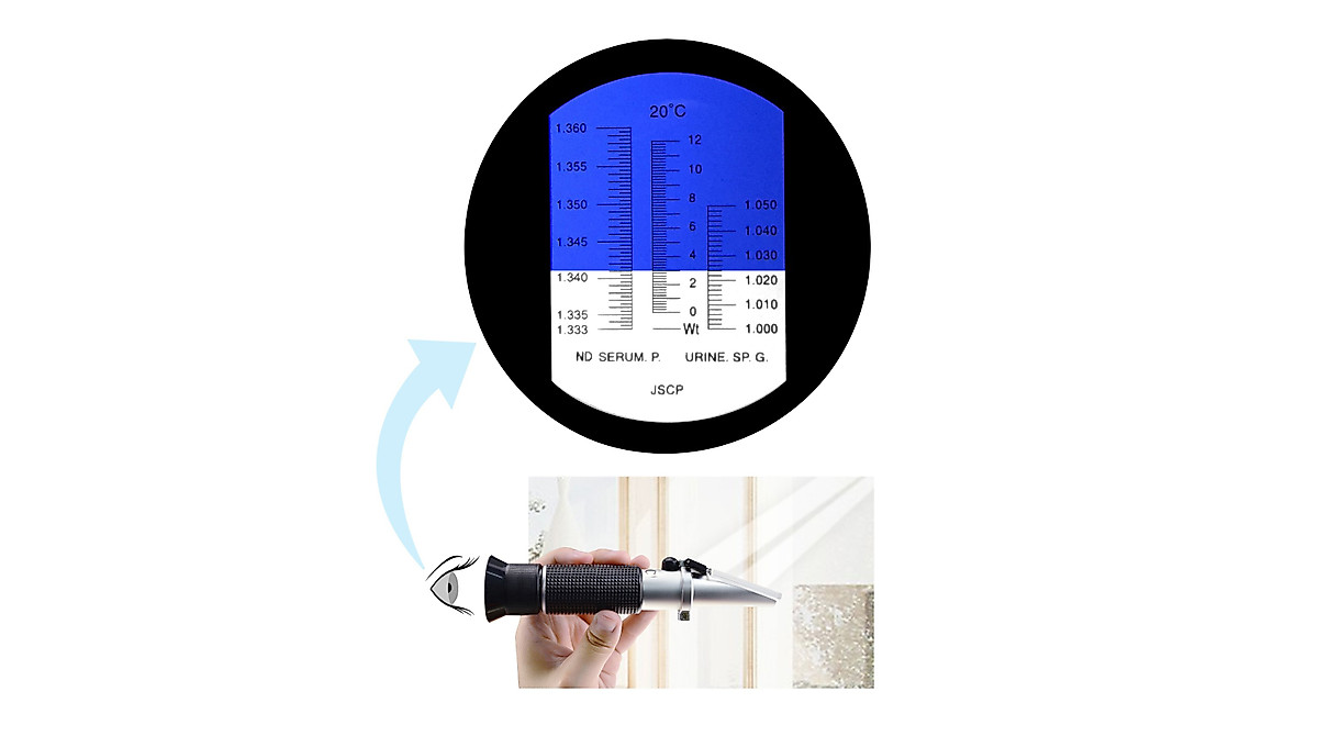 Clinical Refractometer with ATC - Accurate Testing Tool