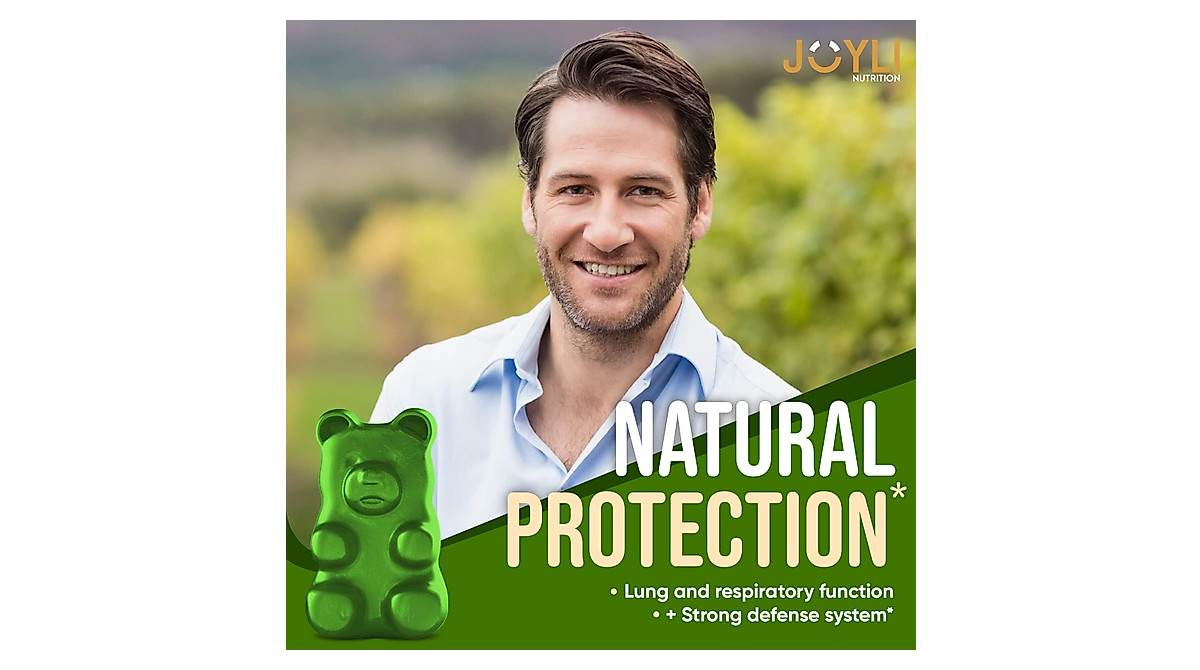 JOYLI Hemp Gummies for Lung Health and Nicotine Detox | Vegan & Sugar-Free
