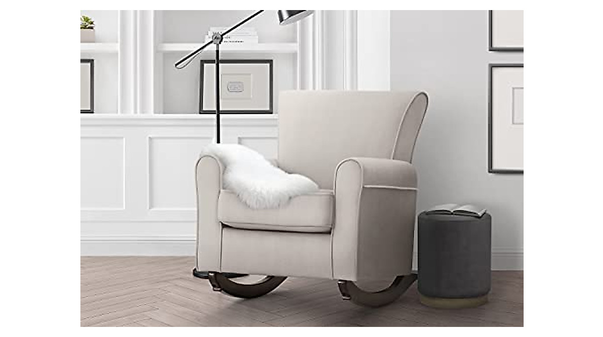 Delta Lancaster Rocking Chair with LiveSmart Fabric | Durable & Stylish