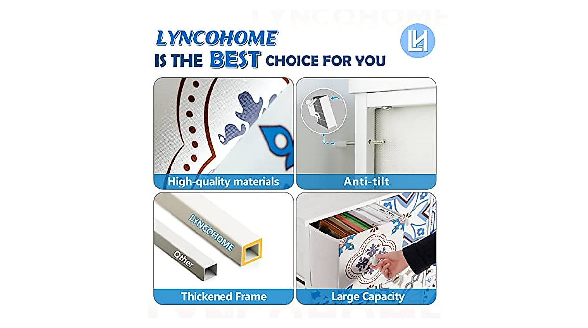 LYNC HOME 9 Drawer Dresser - Stylish Storage Solution