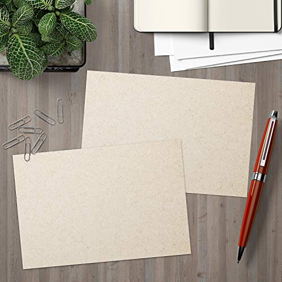 Blank 4x6 Cards: Thick 14pt Rustic Cardstock (Set of 50)