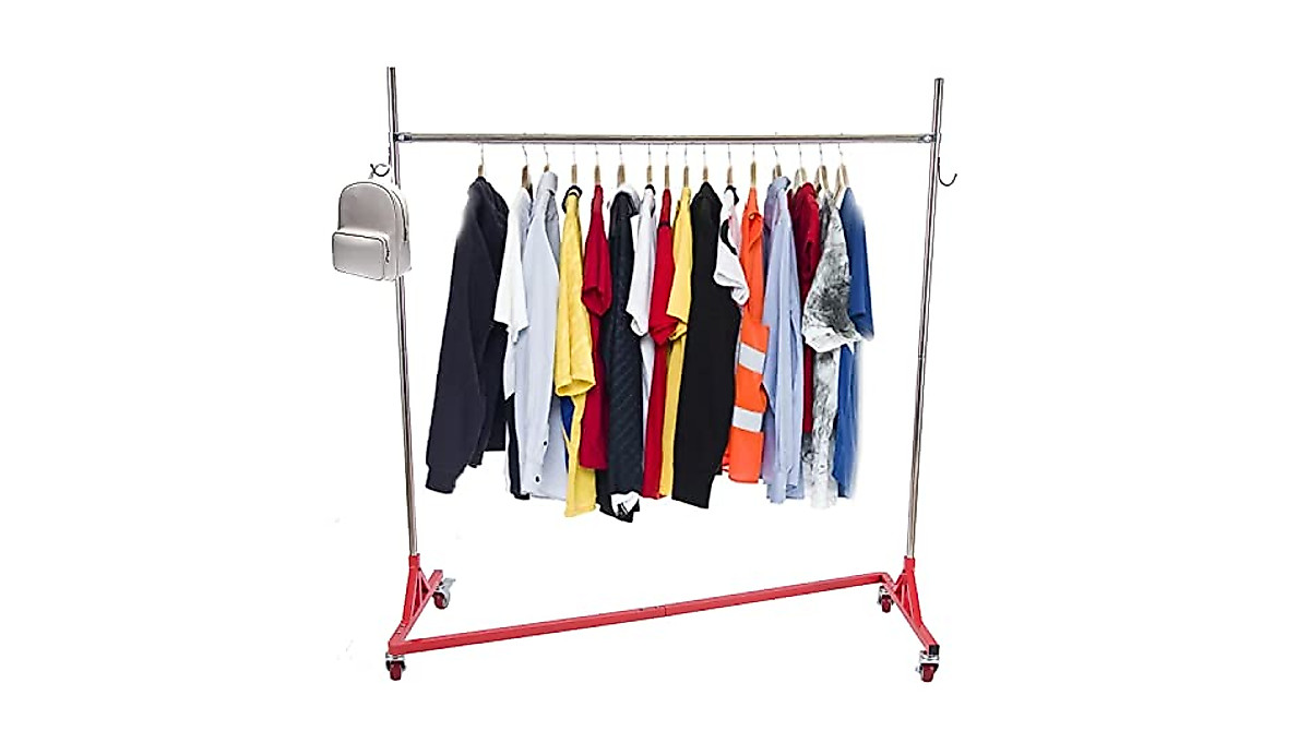 Heavy Duty Z Garment Rack for Commercial Use | ROREP Z Rack Series