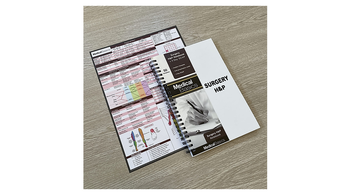 Surgery H&P Notebook - Essential 4 Day SOAP Template
