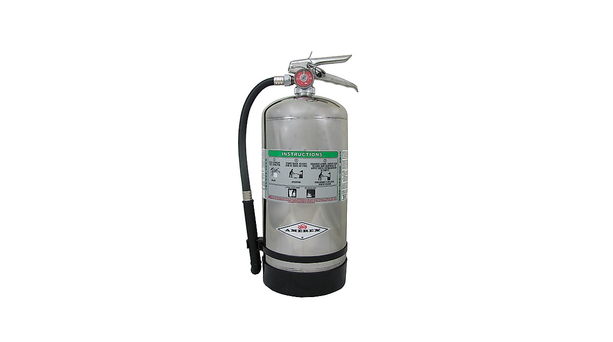 Amerex B260 Kitchen Fire Extinguisher - 6L Class K Safe Use
