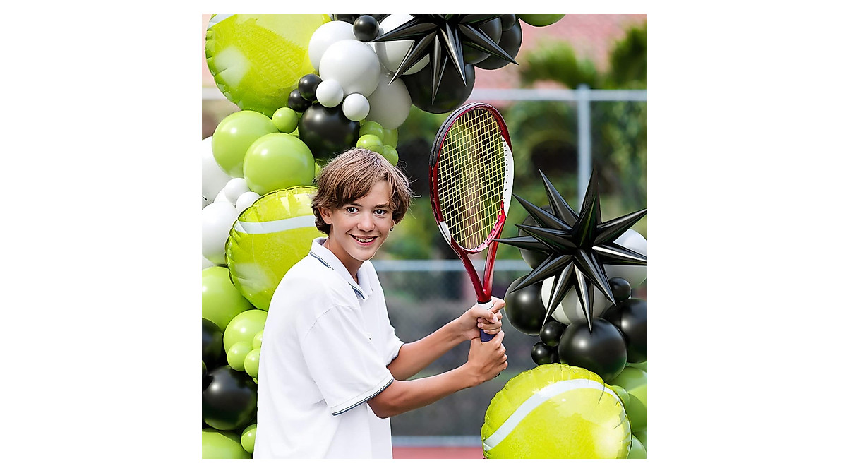 JINNYWOO Tennis Balloon Arch Kit for Sports & Birthday Parties