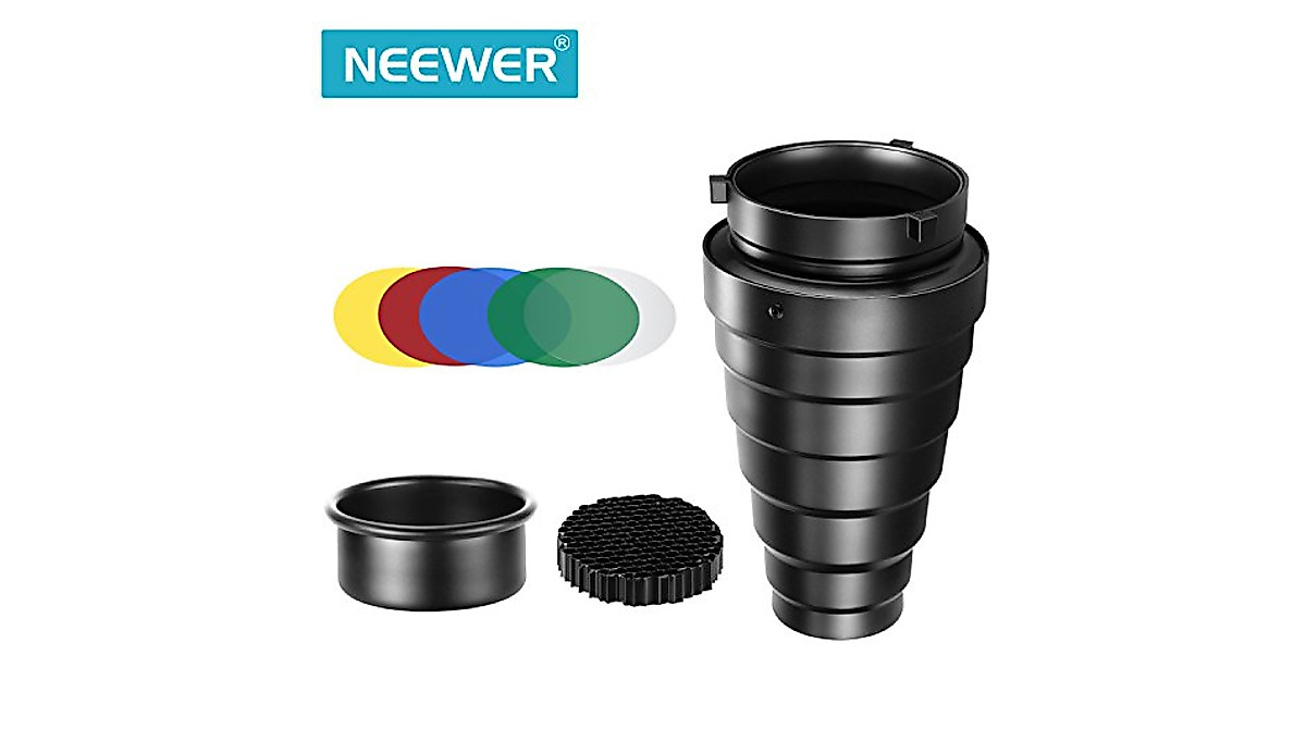 Neewer Conical Snoot Kit for Studio Lighting | Precise & Creative Effects