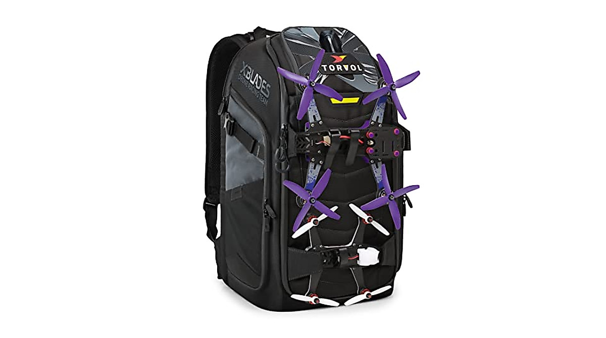 Torvol Stealth Quad Pitstop Backpack Pro - Carry 4 Drones