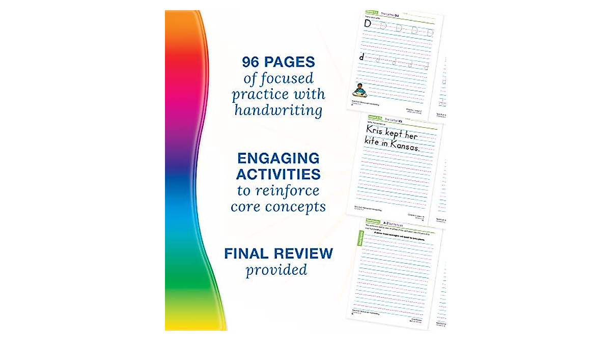 Spectrum Handwriting Workbook for Grades K-2 | Fun & Engaging Practice