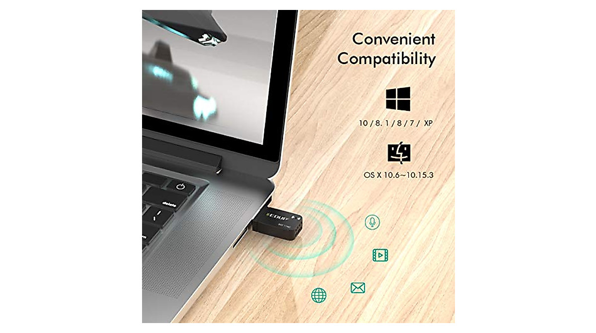 1300Mbps USB 3.0 WiFi Adapter for PC - Dual-Band & MU-MIMO