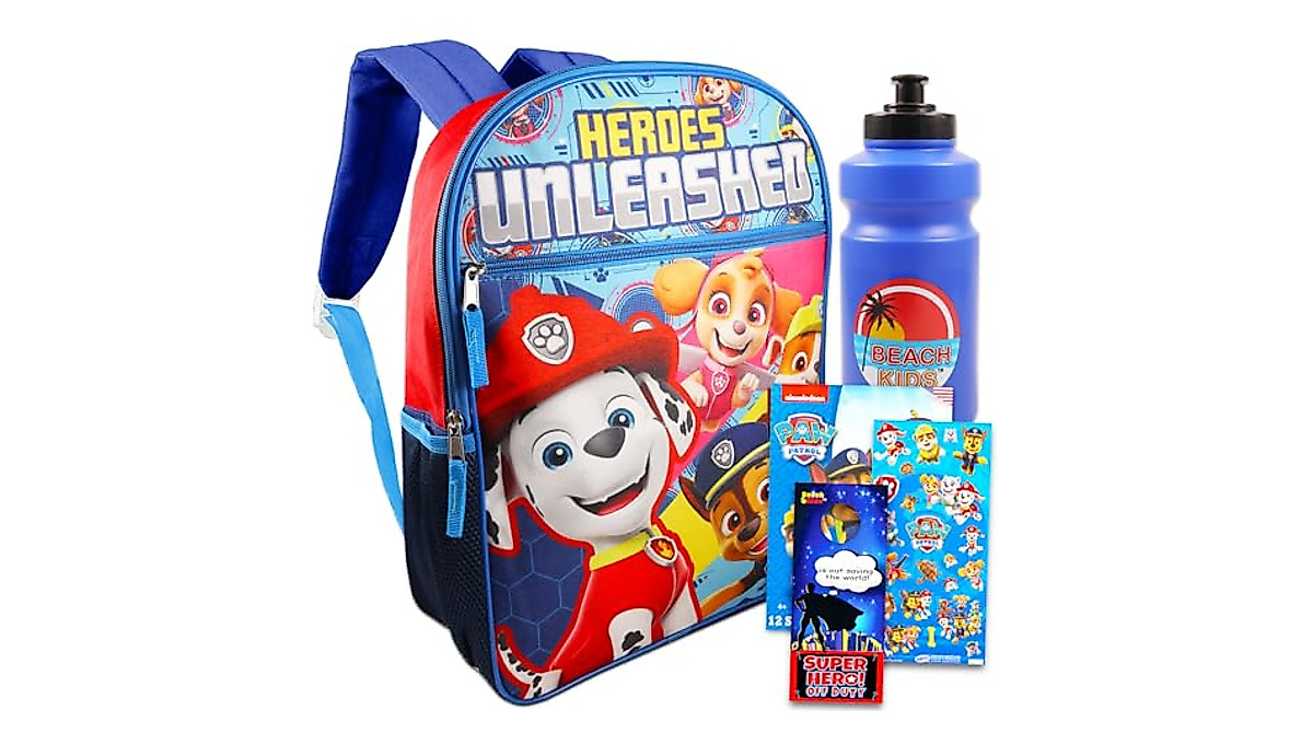 Viacom Paw Patrol Kids Backpack & Supplies Bundle