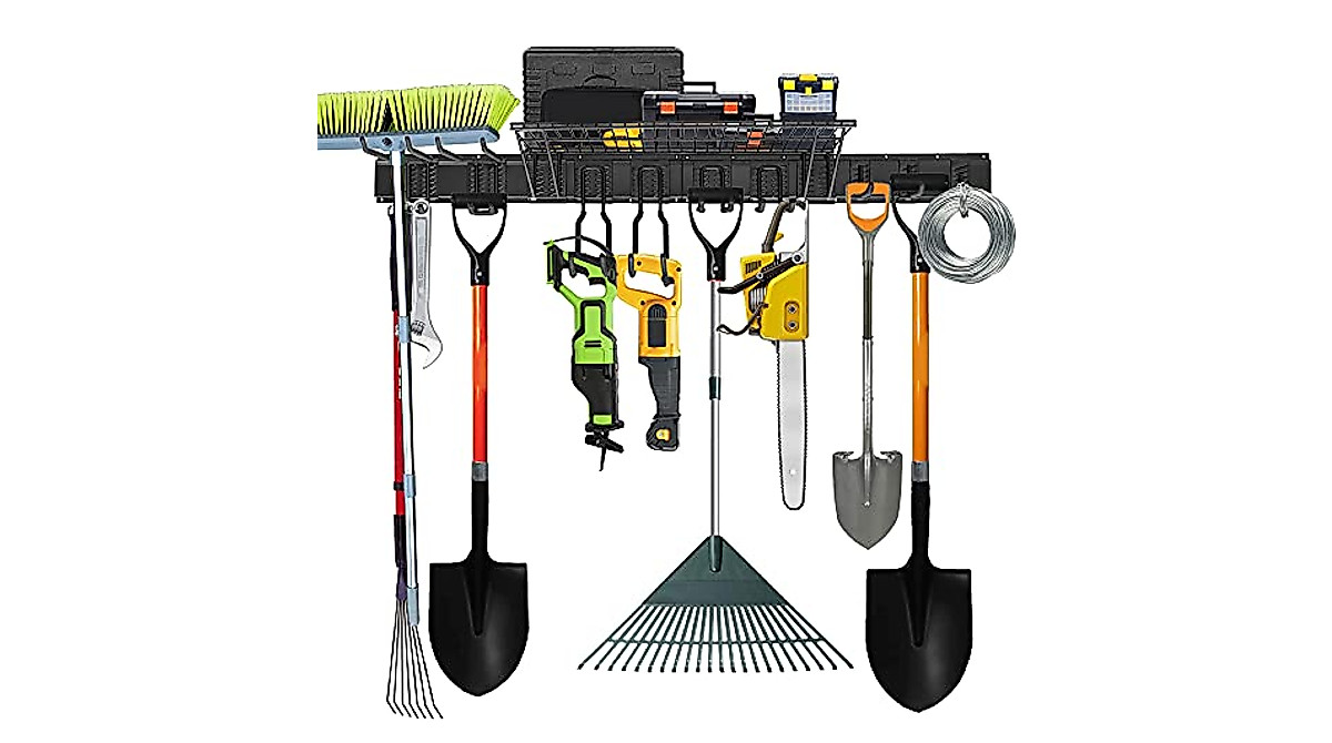Wallmaster Tool Storage Rack - Heavy Duty Garage Organizer