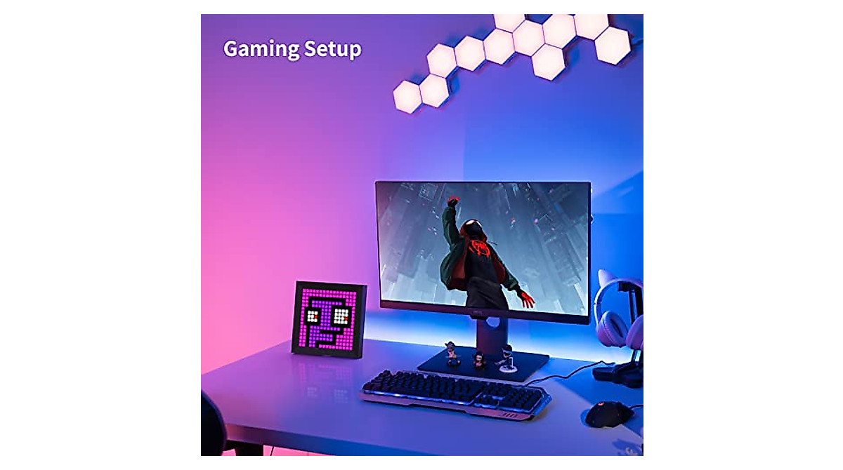 Divoom LED Panel: RGB Light for Gaming Setup