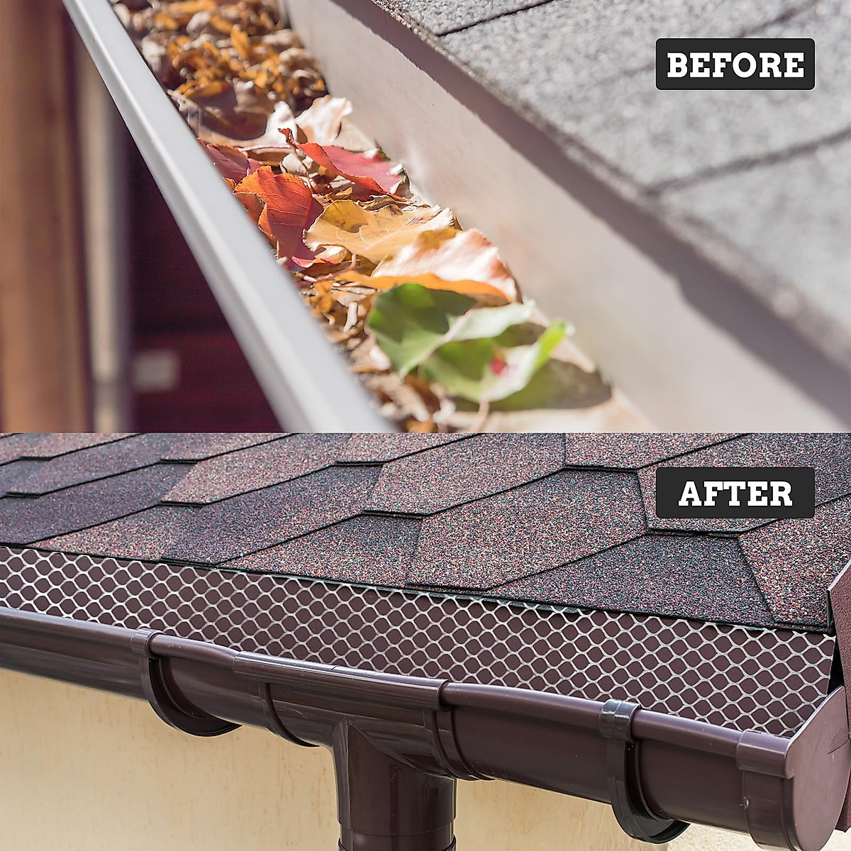 4 Rolls Gutter Guards - Effective Drainage Protection