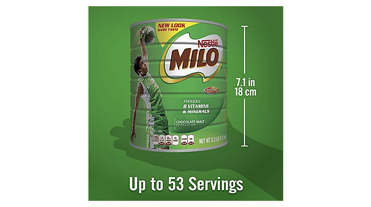 NESTLÉ MILO Chocolate Malt Beverage Mix | Energy Drink & Breakfast Solution