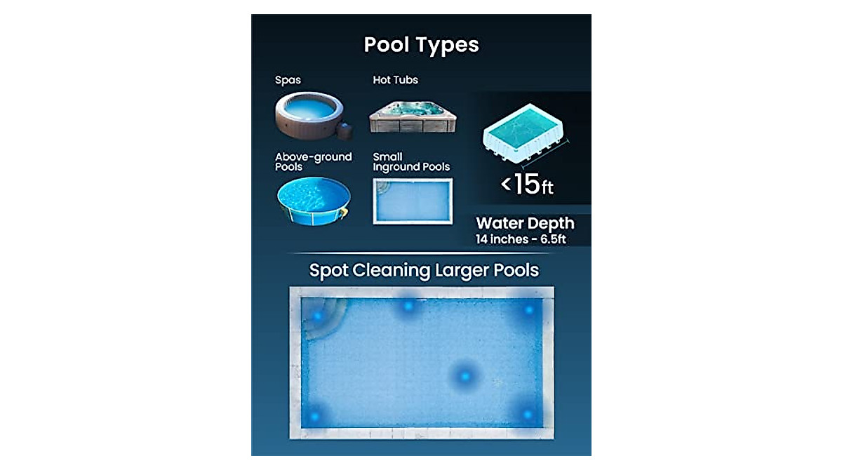 KOKIDO XTROVAC 210 Cordless Pool Cleaner | Hot Tub & Spa Vacuum