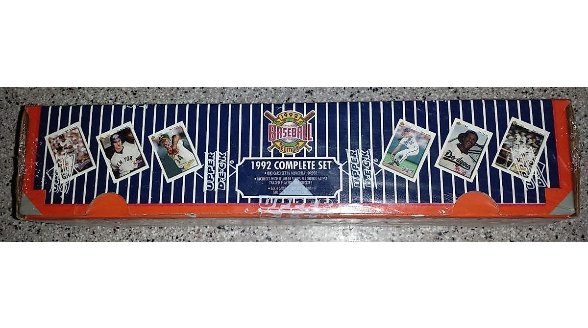 Upper Deck 1992 Baseball Complete Factory Set w/Manny Ramirez Rookie ...