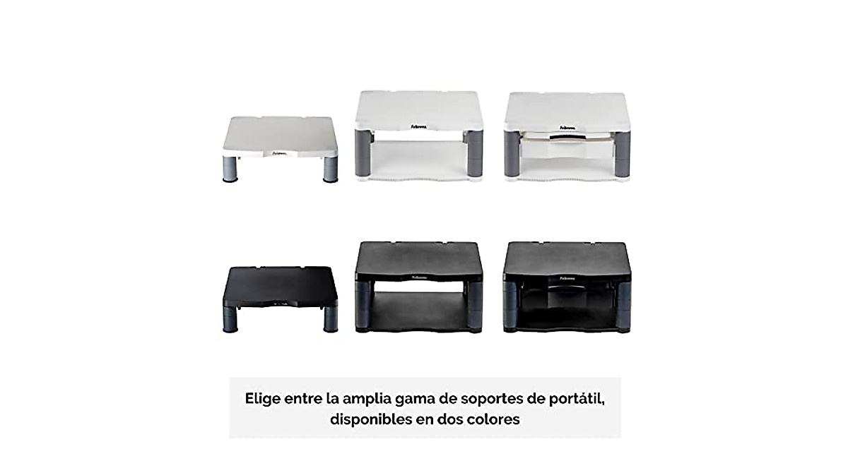 Fellowes Monitor Riser - Ergonomic & Adjustable Desk Support