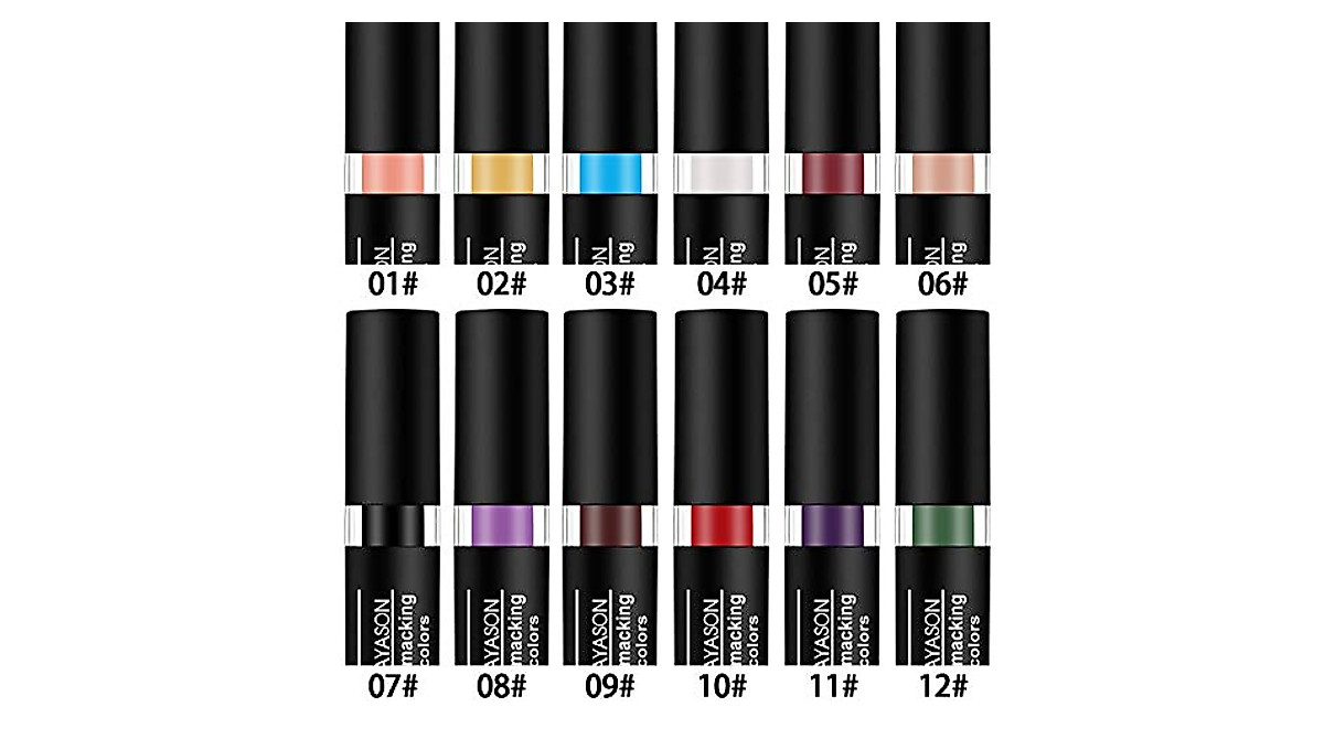 12 Colors Vivid Vampire Matte Lipstick Set Long Lasting Waterproof