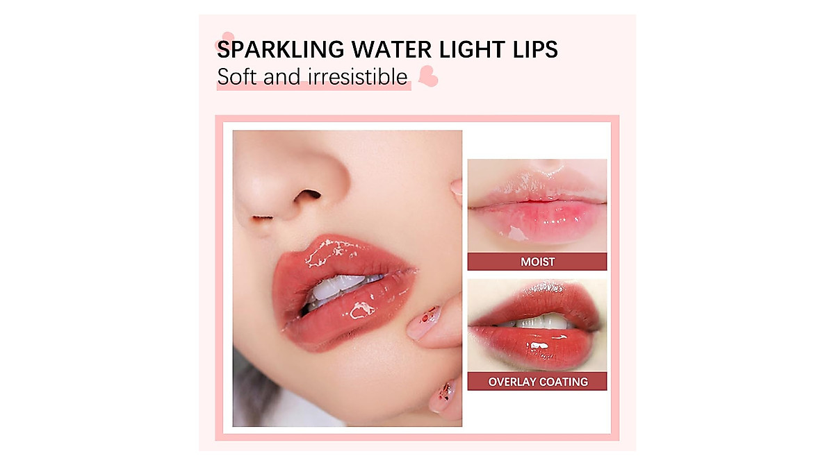 Fovcos Hydrating Lip Glow Oil - Plump & Moisturize Your Lips