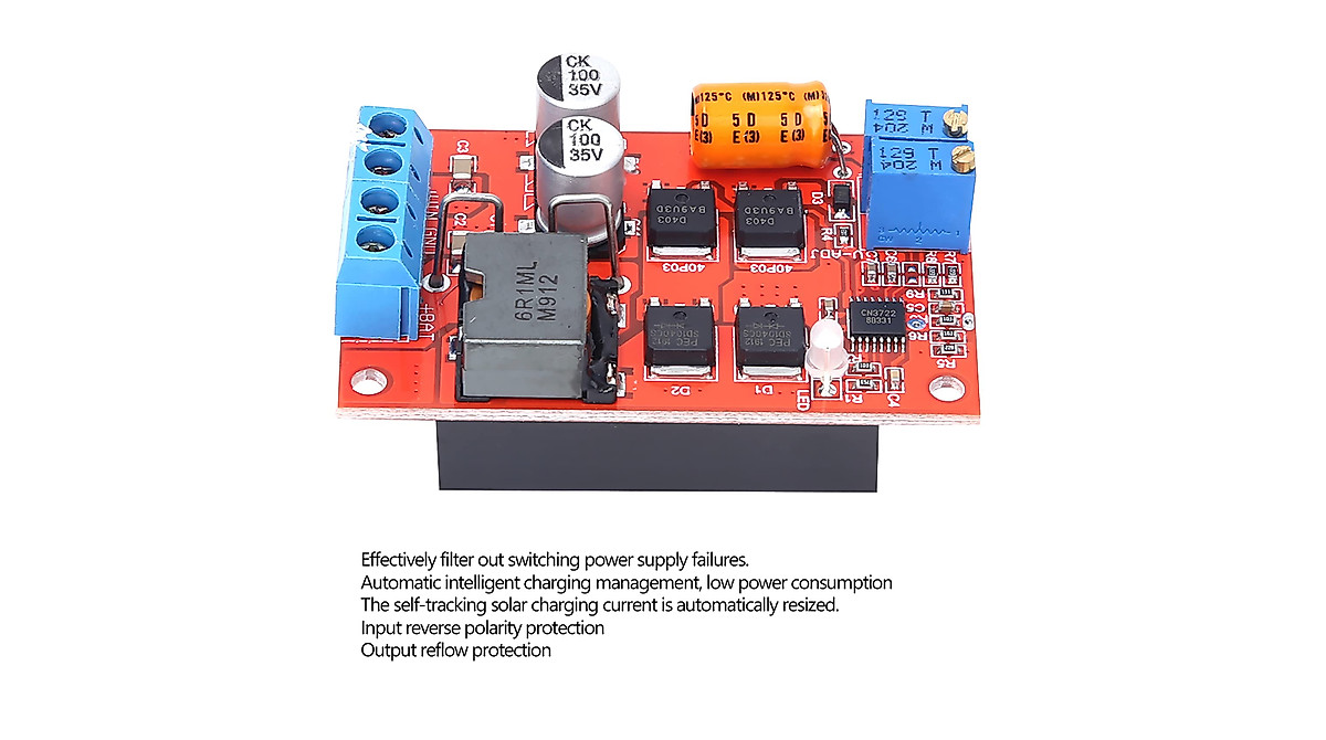 Intelligent MPPT Solar Regulator Module - 5A Fast Charging
