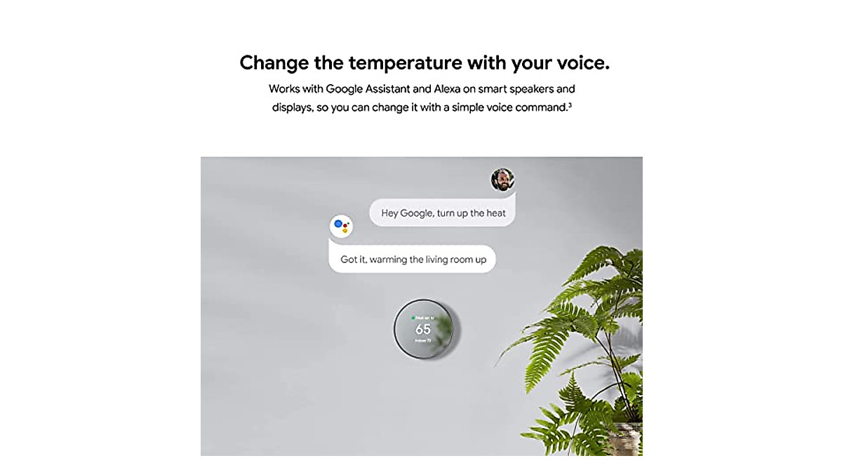 Google Nest Thermostat Trim Kit Snow - Easy Wall Cover & Install