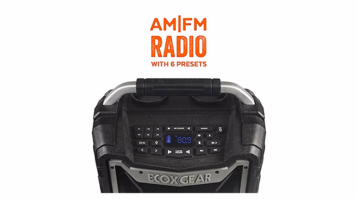 EcoTrek GDI-EXTRK210 Waterproof Bluetooth Speaker - Rugged & Powerful