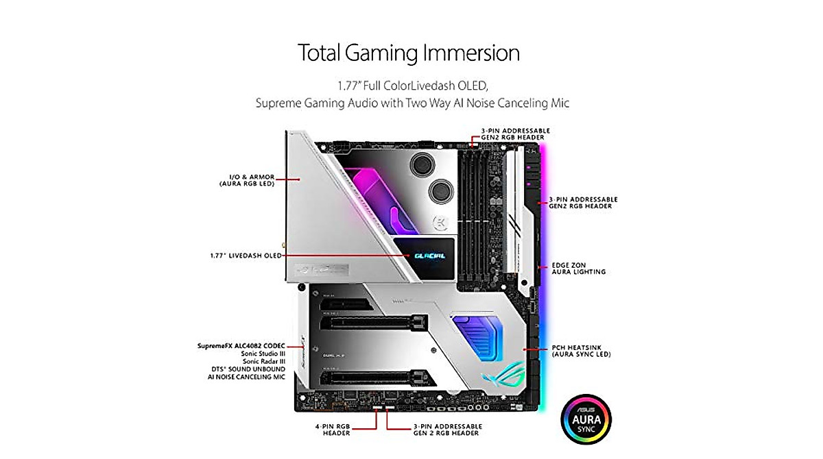 Asus ROG Maximus XIII Glacial Z590 | Ultimate Gaming Motherboard