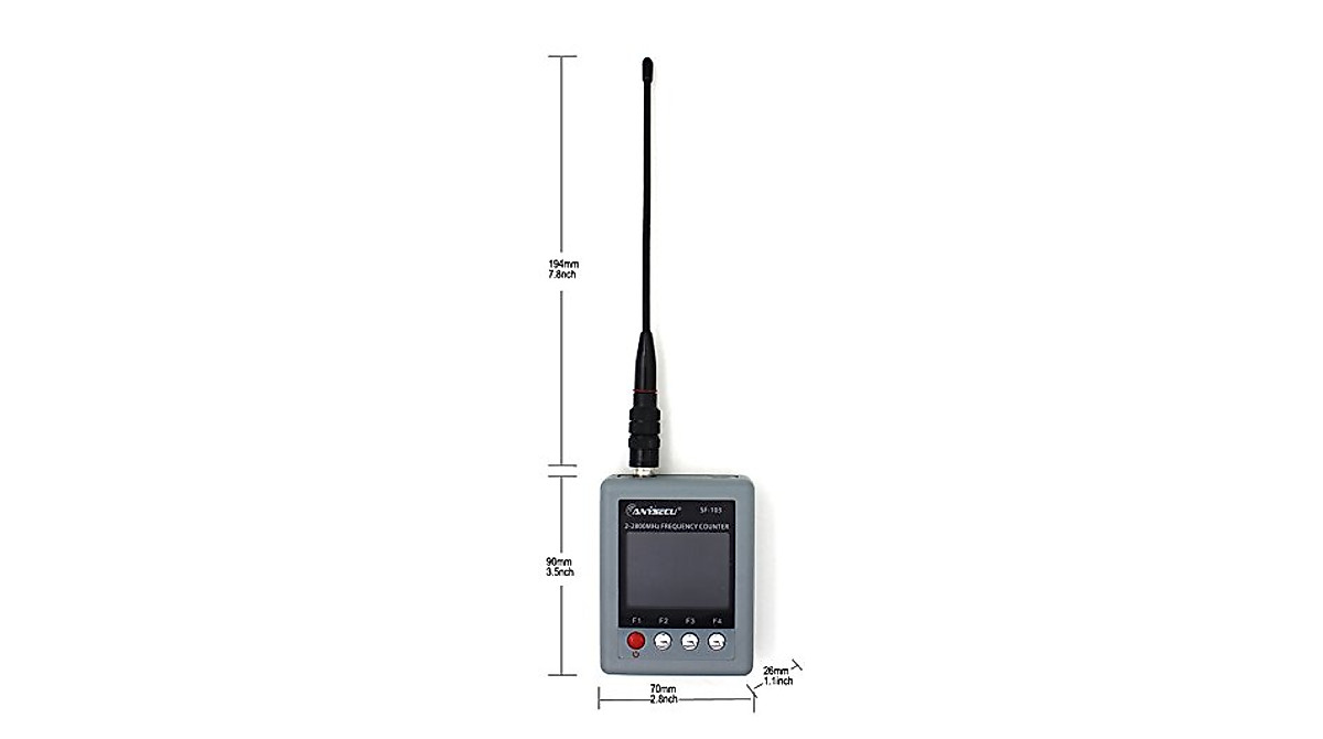 Anysecu SF-103 Portable Frequency Counter for 2MHz-2.8GHz Testing