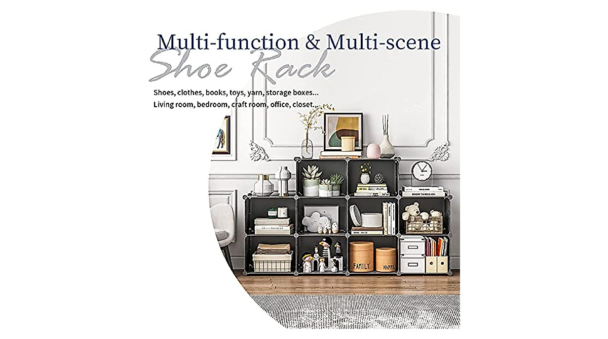 Aeitc 48-Pairs Expandable Shoe Rack Organizer