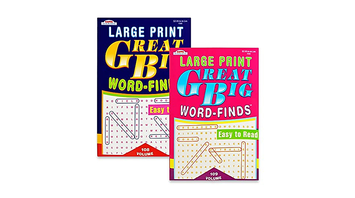 Word Search Puzzle Books for Adults & Seniors | Large Print Bundle