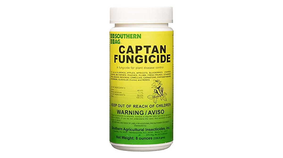 Southern Ag Captan Fungicide 8oz for Fruits & Lawns - Effective Control