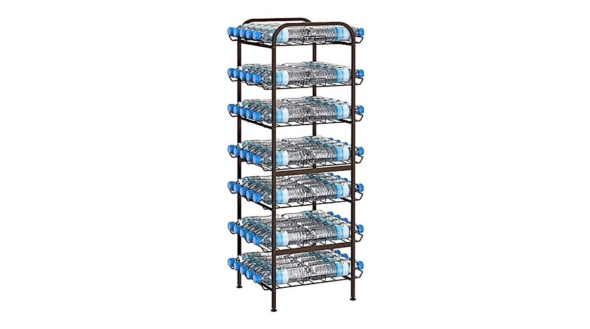 7 Tier Water Bottle Organizer - Maximize Your Space