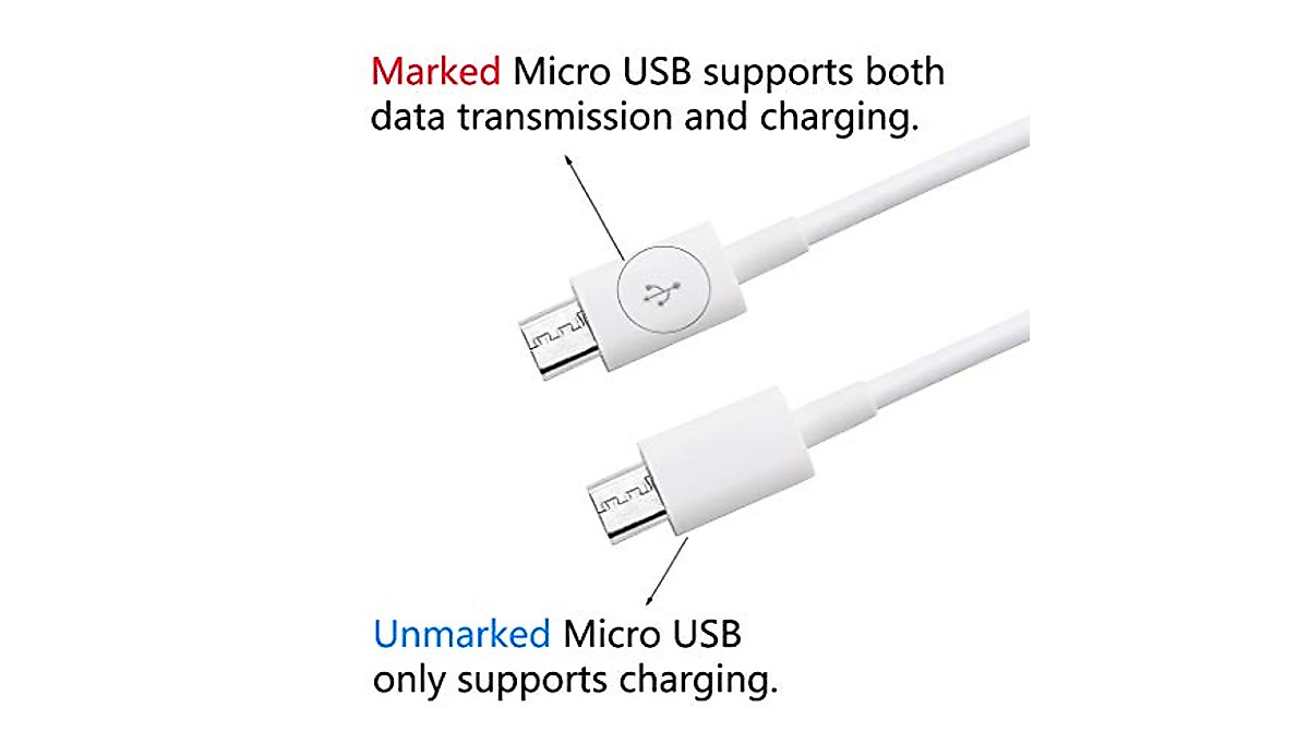 CERRXIAN USB 2.0 Micro USB Y Splitter Cable for Fast Charging & Data