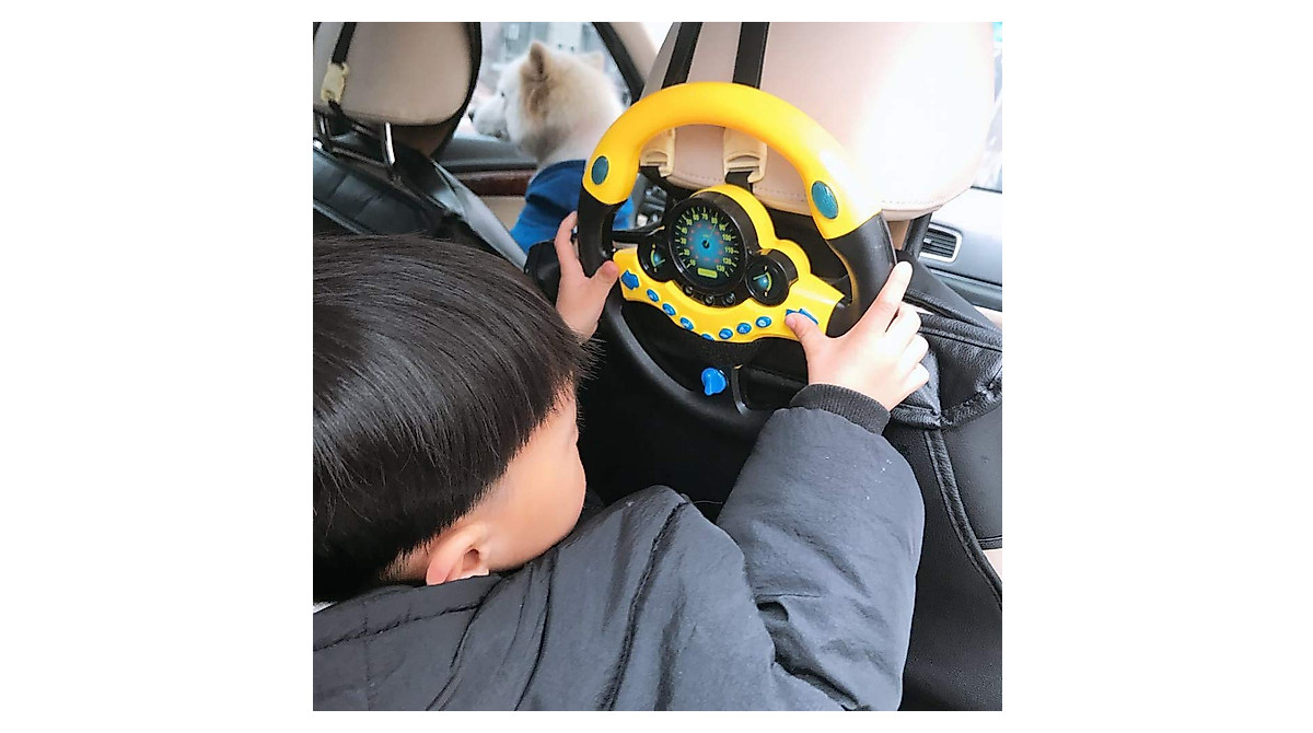 Kids Simulated Driving Controller - Fun Educational Steering Wheel