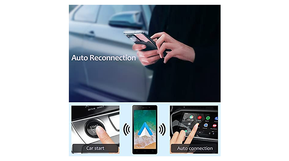 Wireless Android Auto Adapter for Seamless Wireless Connectivity in Cars