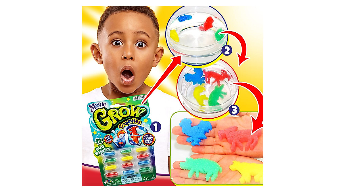 JA-RU Magic Grow Capsules: Fun Bath Toys & Party Favors