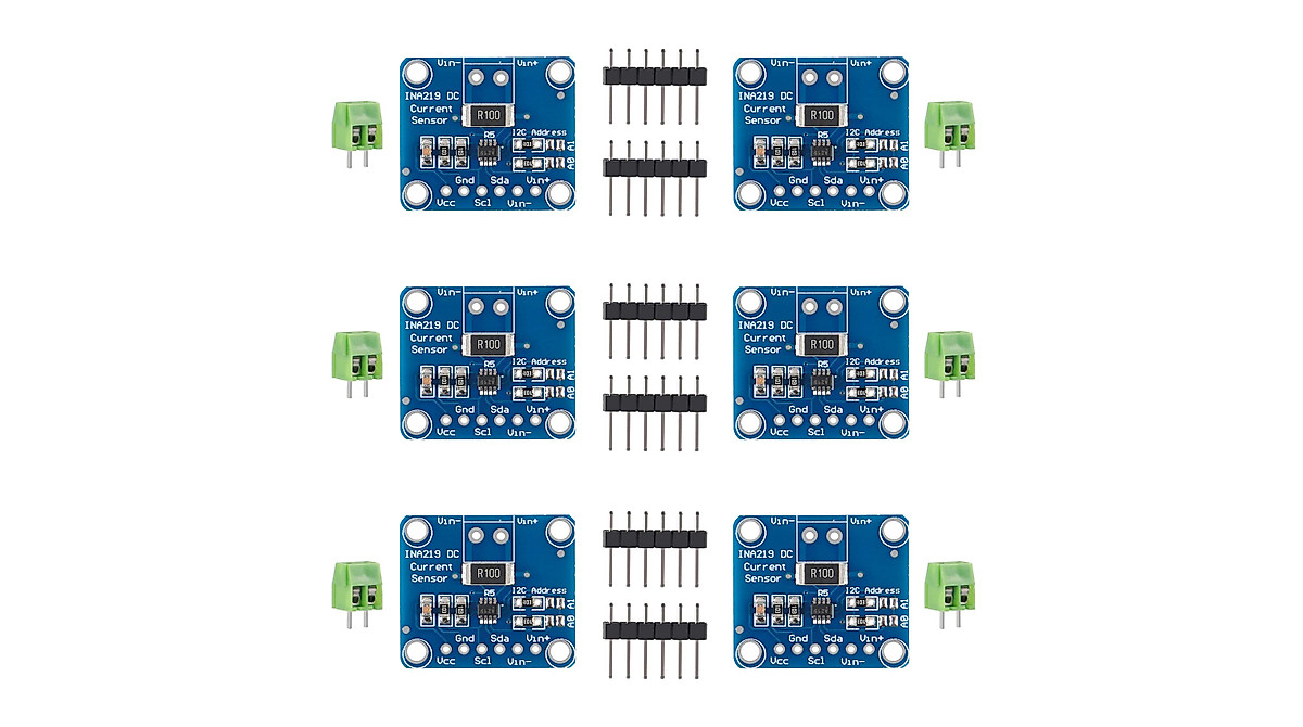 ACEIRMC INA219 6pcs DC Current Sensor for Arduino & Raspberry Pi