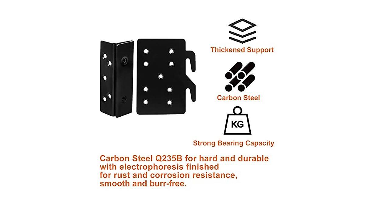 Heavy Duty Bed Rail Hooks – Universal Bed Frame Hardware