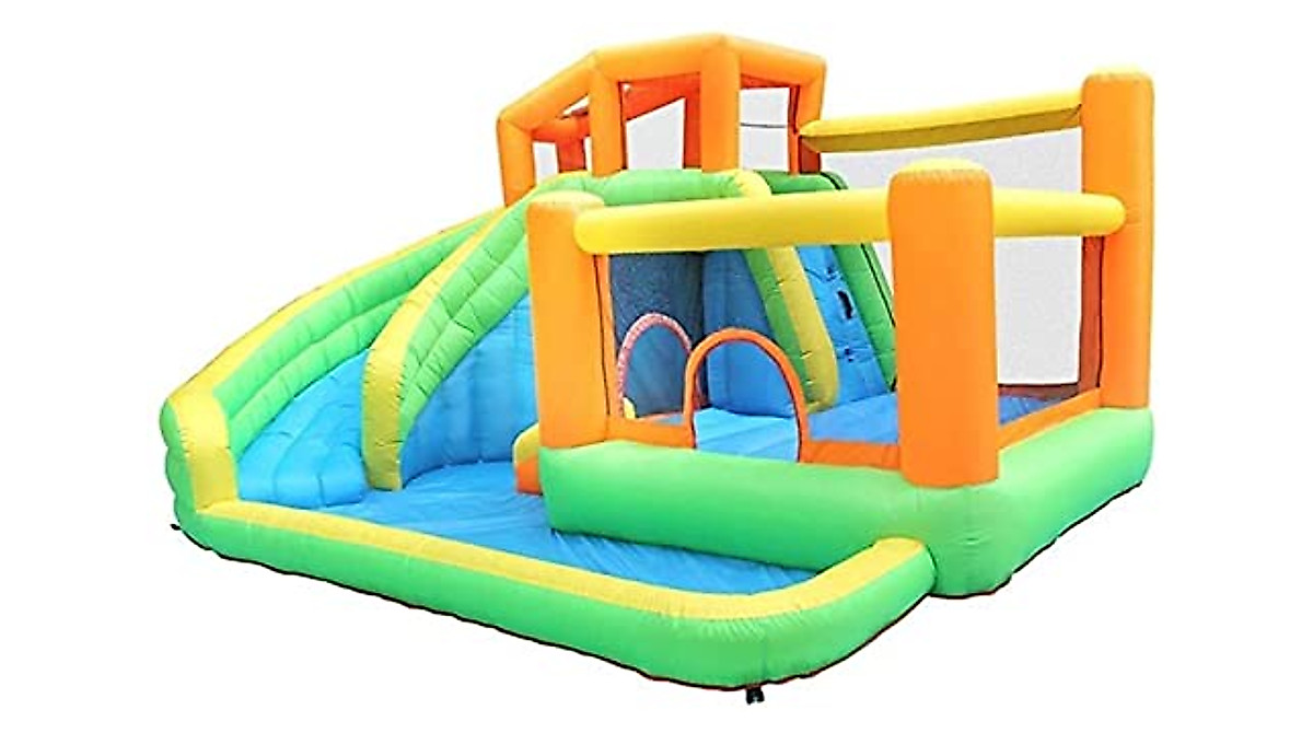 Inflatable Castle with Slide for Outdoor Fun