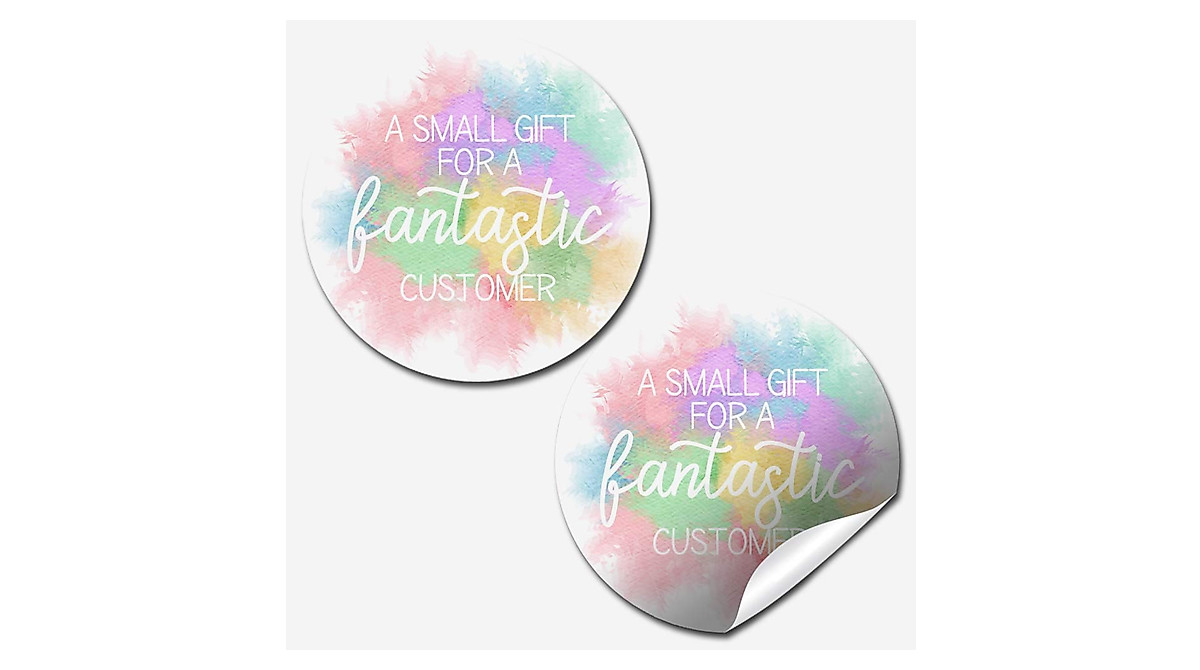 Customer Appreciation Stickers - 1.5
