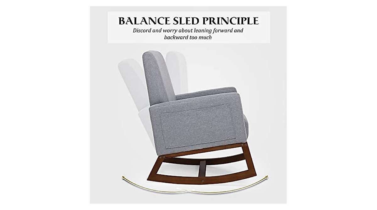 Paddie Rocking Chair - Stylish & Comfortable Glider