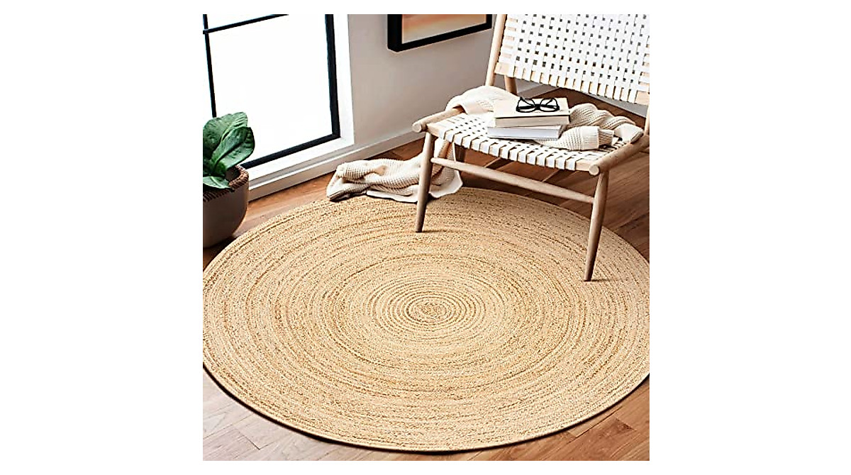 Ramanta Home Jute Braided Rug - Durable & Stylish