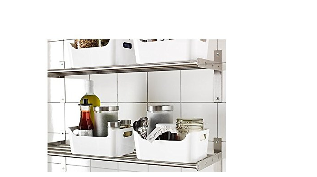 VARIERA Open Storage Box - Kitchen Organizer Bin